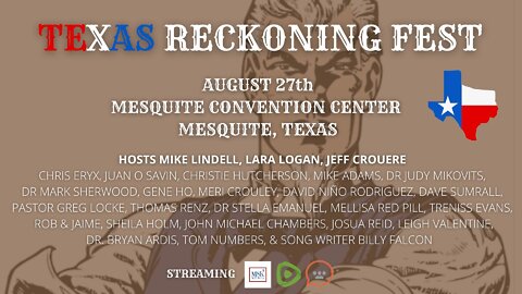 TEXAS RECKONING FEST - SATURDAY AUGUST 27th