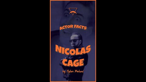 5 FACTS ON NICOLAS CAGE - #Facts by #TylerPolani #NickCage #NicolasCage