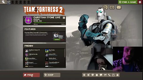 #119 "Gay Ppl Talking About Buying Children" Christian Stone LIVE! Team Fortress 2