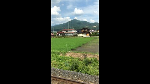 Mountains of Kaminoyama Japan