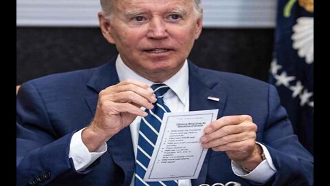 Biden Shows Off White House Meeting Cheat Sheet