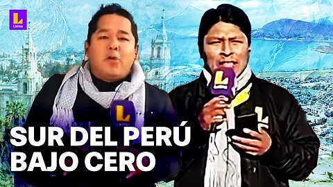 Heladas en Puno se extienden: Población rural perjudicada por descenso de temperaturas