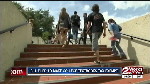 Bill filed to make college textbooks tax exempt