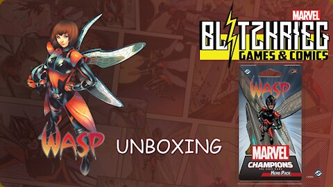 Wasp Marvel Champions Card Game Hero Pack Unboxing