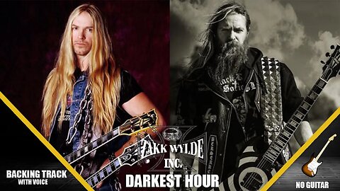 ZAKK WYLDE DARKEST HOUR Backing Track With Voice