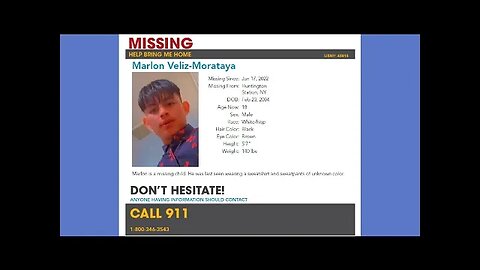 #Missing #Anniversary | Marlon Veliz-Morataya | 01/17/22