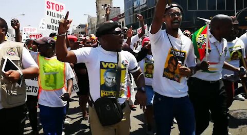 SOUTH AFRICA - Durban - IFP's Gender Based Violence march (Videos) (xxE)