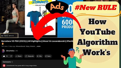 How YouTube Algorithm Is Working Now! 🥶 | New Way of Putting Ads On Video's 🤑