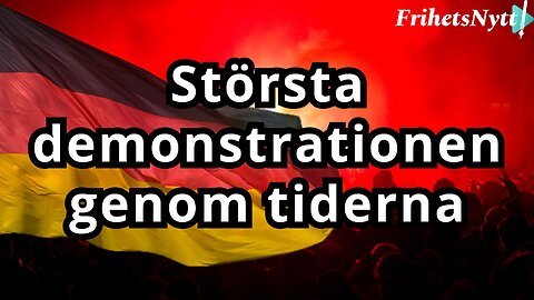 Största demonstrationen i Tyskland genom tiderna! Bönderna har tröttnat på sin egen regering