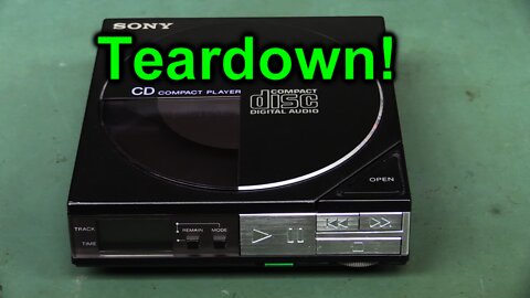 EEVblog #863 - Sony D50 Discman Teardown - World's First Portable CD Player