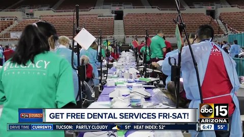 FREE dental services in the Valley on Friday and Saturday