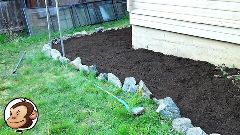 Stone Raised Garden Bed