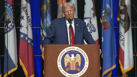 LIVE: Trump Speaks to the National Guard Assoc. of the U.S in Detroit Michigan ~ August 26 2024