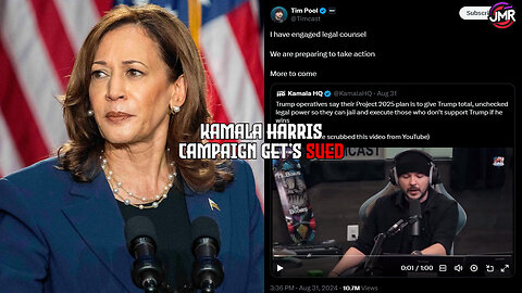 Kamala Harris' Huge Mistake Triggers Lawsuit from Tim Pool