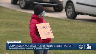 Count Every Vote! Maryland holds street protest