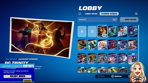 XXLADYREDXX | LOADING SCREEN LOCKER-Fortnite