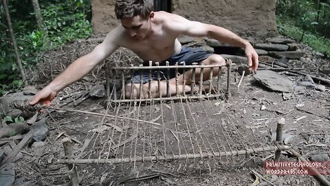 Primitive Technology Woven bark fiber