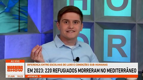 Luxo x condições sub-humanas: 220 refugiados morreram no Mediterrâneo em 2023