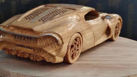 Amaizng Car Design Ideas Unique Woodworking - Bugatti La Voiture Noire - Woodworking Art