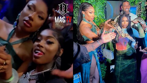 Megan The Stallion Host Her Album Release Party Wit Asian Doll Dreezy & Glorilla In Attendance! 🐍