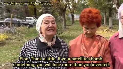 A message from the Russian Babushkas to Elon Musk