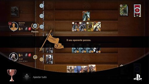 Apostar tudo - Use três cartas de heróis em uma partida de gwent e ganhe o jogo - The Witcher 3