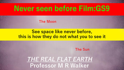 Part 1 of my evidence that we live on a flat earth. The Real Flat Earth with Prof M R Walker.