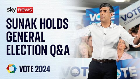 PM Rishi Sunak holds general election Q&A