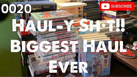 OH, HAULS YES [0020] BIGGEST HAUL EVER!! From CITY THRIFT - HAUL [#VHS #haul #VHShaul]