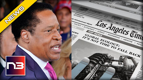 Dems PANIC, Pull the Race Card in Desperate Attack on Larry Elder - Because he can win