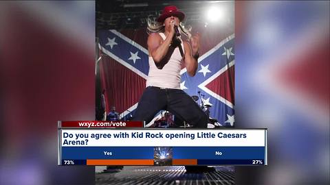 Controversy over Kid Rock opening Little Caesars Arena