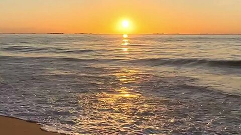 Amanhecer na Praia de Itaparica