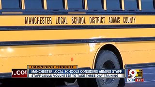 Manchester Local Schools consider arming staff