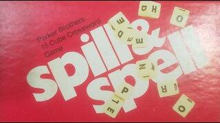 Spill & Spell Dice Game (1972, Parker Brothers) -- What's Inside