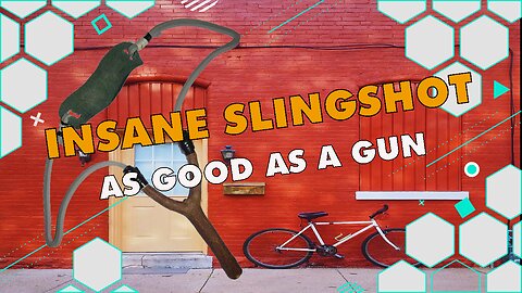 He built a slingshot as powerful as a 45 caliber HANDGUN!!