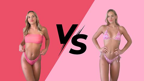 Pink Bikini Challenge - Try On Haul!