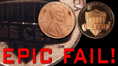 US Mint EPIC Fail: 2019 West Point Lincoln Cents!