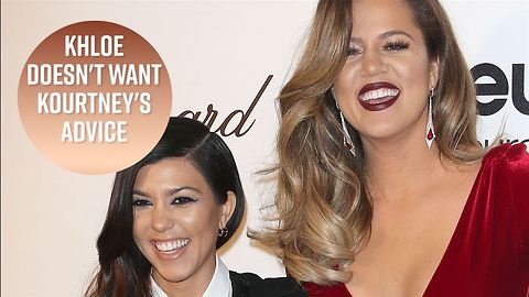 Khloe roasts Kourtney on Jimmy Kimmel