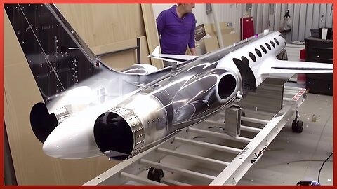 Man Builds Hyperrealistic RC Jet Plane at Scale Gulfstream G650 Replica