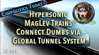 Hypersonic MagLev Trains Connect Dumbs via Global Tunnel System