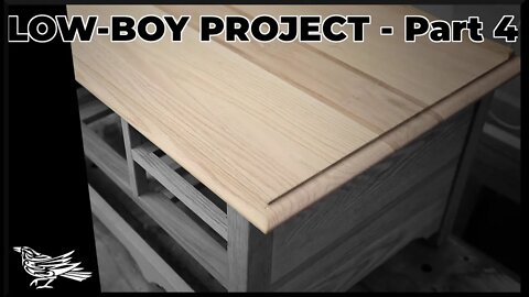 Low-Boy Furniture - Part 4 - TABLETOP with hand-tools.