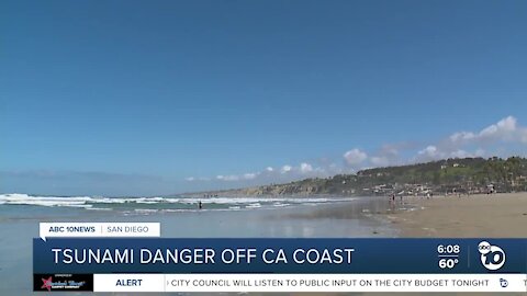 Tsunami danger lurking off San Diego coast