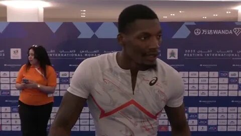 Fred Kerley 100m Rabat Diamond League Interview