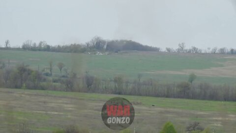 DPR forces strike a dugout of the 30th brigade of the Armed Forces of Ukraine with a captured Ukrainian ATGM Stugna-P