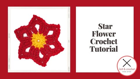 Motif of the Month August 2014: Star Flower Crochet Tutorial