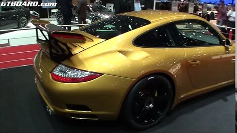 Ruf Rt12 gold visible carbon fibre. Peak 997?