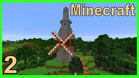 Minecraft Medieval Windmill Tutorial [series 5 version 1.14]