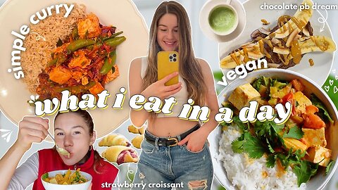 what I eat in a day ( vegan full recipes )