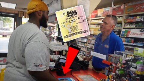 Returning Mega Million Lottery Ticket Prank!