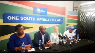 South Africa - Johannesburg - DA new federal council chair person (video) (WxK)